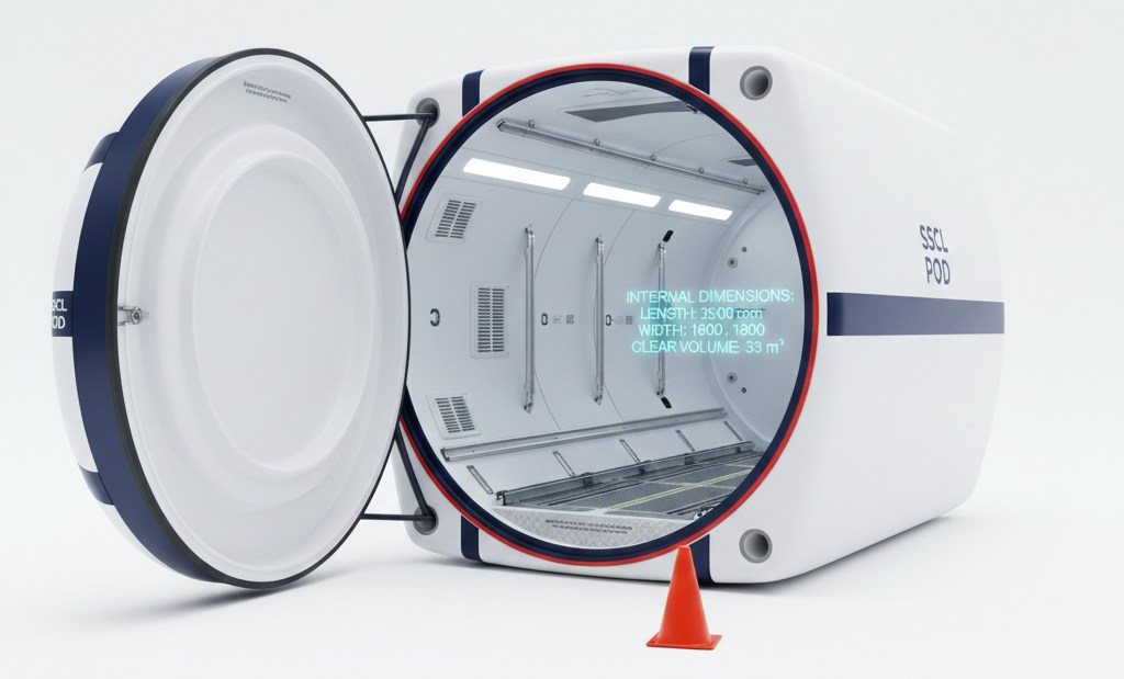 Neptune Drive loading hatch open