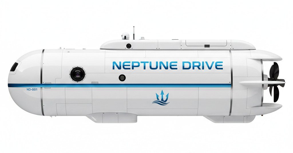 Neptune Drive submarine side profile