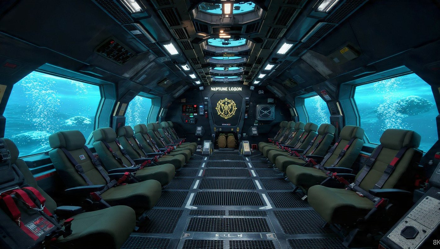 Neptune Legion troop cabin, second view